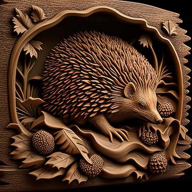 3D model hedgehog (STL)